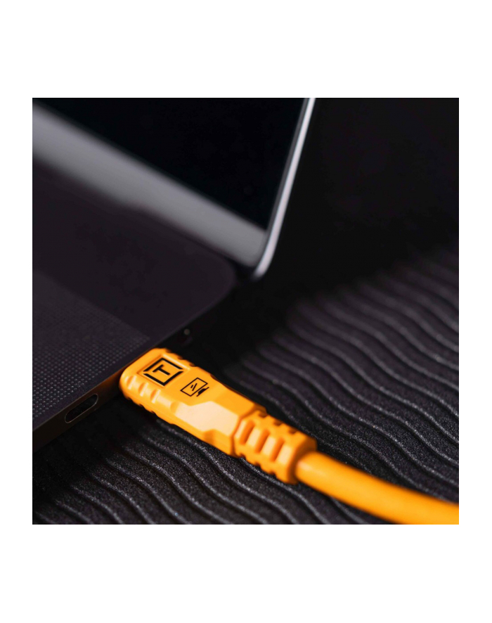 Tether Tools TetherPro USB-C Optima 10G prawo pomarancz 3m główny