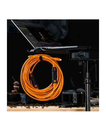 Tether Tools TetherPro USB-C Optima 10G prosto pomarancz 9,4m