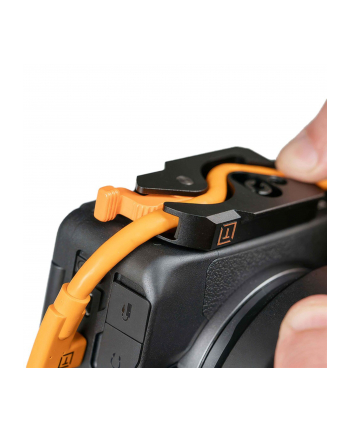 Tether Tools LeverLock'amp;Cable kit Optima 10G prosty orange 4,6m