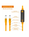 Tether Tools LeverLock'amp;Cable kit Optima 10G prosty orange 4,6m - nr 5