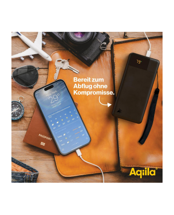 Aqiila Powerbird B20 Powerbank 20W czarny 20.000 mAh