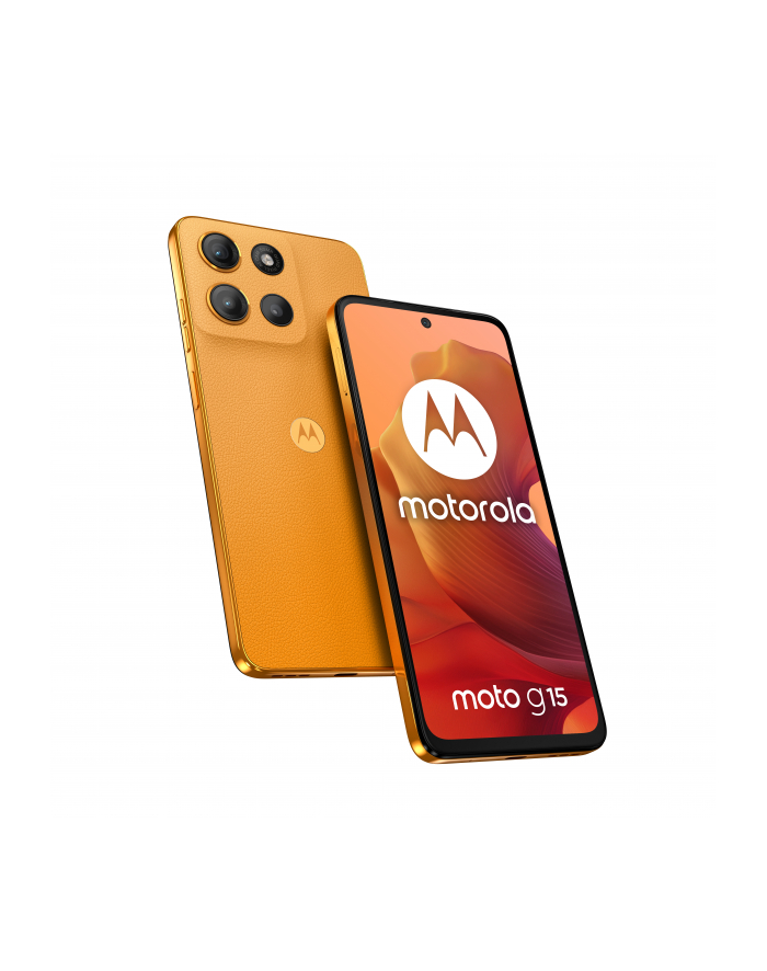 Motorola moto g15 sunrise orange główny