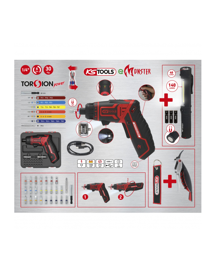 KS Tools kalendarz adwentowy stal zamiast czekolady 515.6599 główny