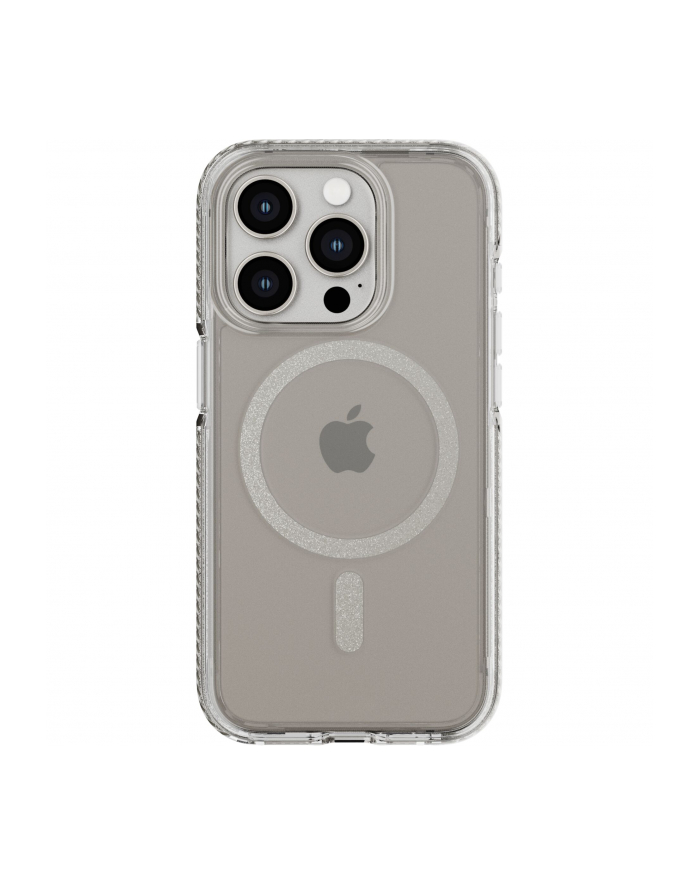 Tech21 Evo Crystal Do Iphone'A 15 Pro Kompatybilne Z Magsafe Etui Chroniące Przed Uderzeniami Naturalny Tytan główny