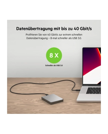 Belkin Thunderbolt 4-Kabel USB-C pasywn 40Gb 100W 1m INZ003bt1MBK nr 2
