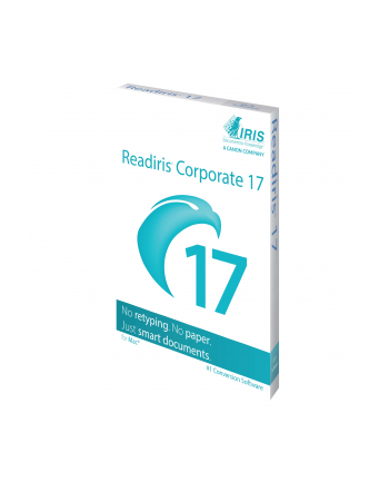 IRIS Readiris Corporate17 1 License - ESD,Mac,1 License,OCR