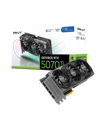 pny Karta graficzna GeForce RTX 5070 Ti OC 3F 16GB 256-bit 896GB/s