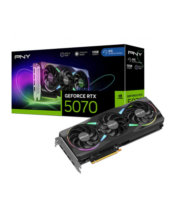 pny Karta graficzna GeForce RTX5070 OC ARGB 3F 12GB 192-bit 672GB/s