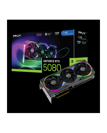 pny Karta graficzna GeForce RTX 5080 OC ARGB 3F 16GB 256-bit 960GB/s nr 1