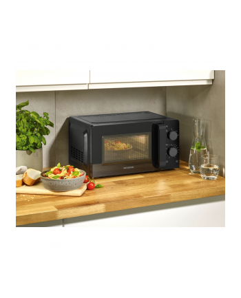 Severin MW 9587          czarny Mikrowelle mit Glasboden