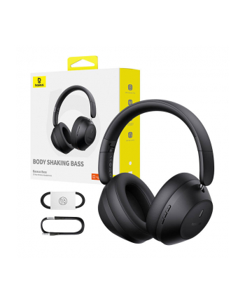 Słuchawki bezprzewodowe Bluetooth 5.3 Bass 30 Max - czarny