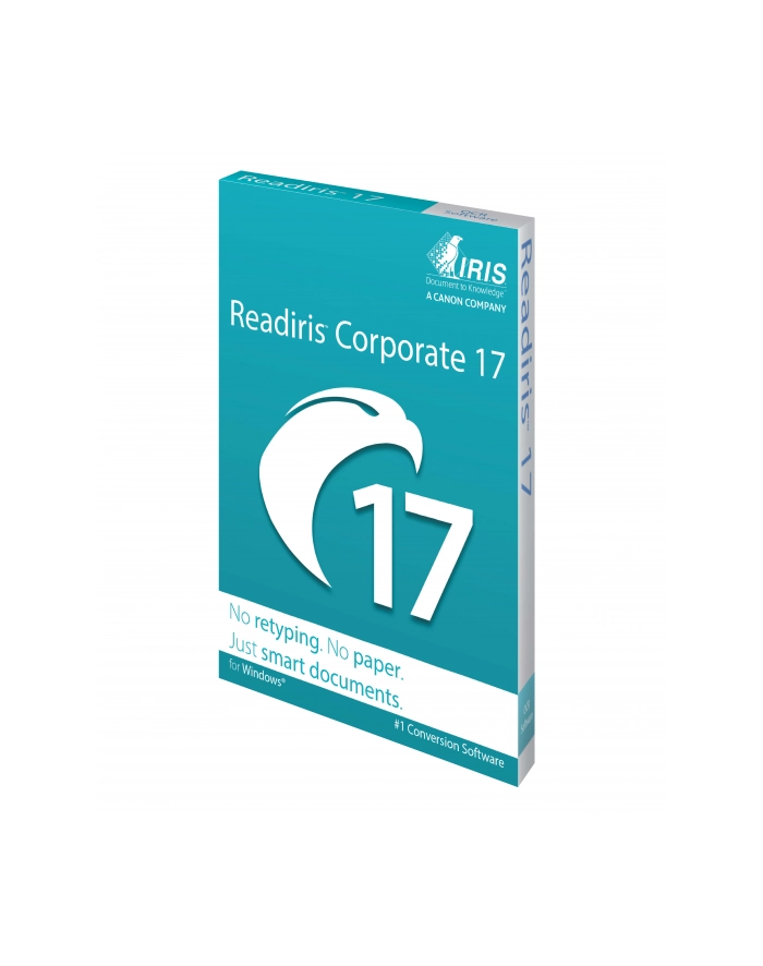 IRIS Readiris Corporate17 1 License - ESD,Win,1 License,OCR główny