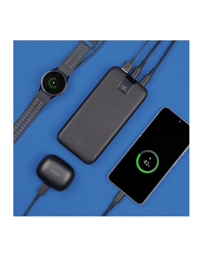 Hama Powerbank 20000 mAh antracyt (201719) główny