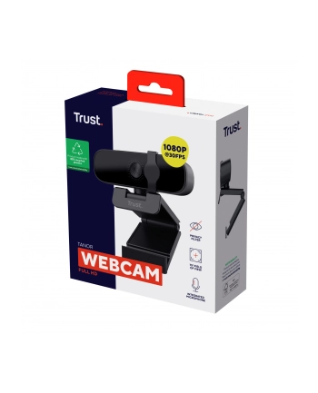 trust Kamera internetowa TANOR 1080p Full HD Czarna nr 2