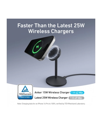 anker Ładowarka magnetyczna MagGo 15W czarna nr 2