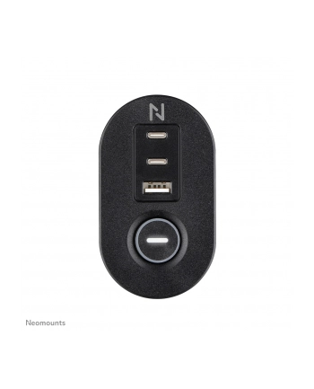 neomounts Listwa biurkowa DS22-840BL6 230/USB/USB-C czarna