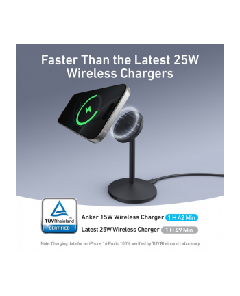 anker Ładowarka magnetyczna MagGo 15W czarna