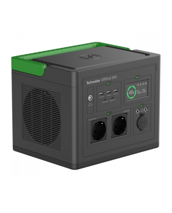 apc Stacja zasilania PPS500-GR Schneider OffGrid Portable Power Station 500, 517Wh   Lithium-ion, 2 Schuko, Sinewave