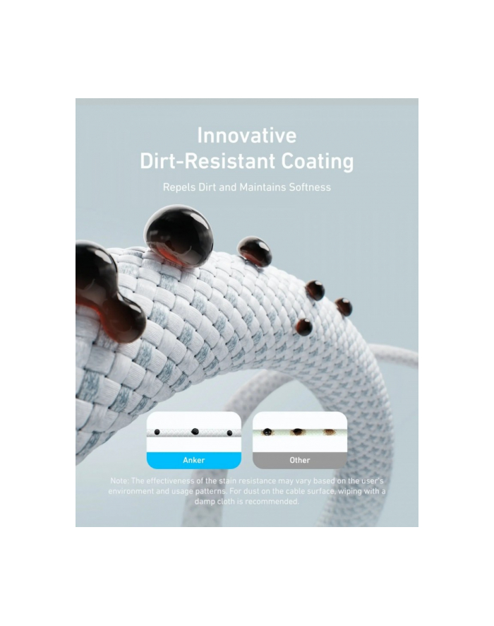 anker Kabel Zolo USB-C do USB-C  240W oplot 0.9m czarny główny