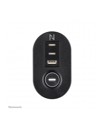 neomounts Listwa biurkowa DS22-840BL6 230/USB/USB-C czarna