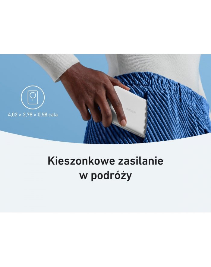 anker Powerbank indukcyjny MagGo 10000mAh biały główny