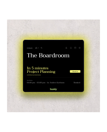 Humly Solutions Ab System Rezerwacji Sal Room Display [6Szt.] (HUM1002) nr 2