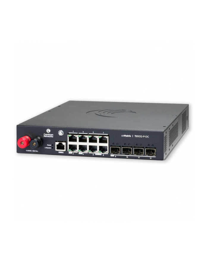 Cambium Cnmatrix Tx1012-P-Dc | Switch 8X Rj45 1000Mb/S Poe+, 4X Sfp+, Dc (MXTX1012GXPA20) główny