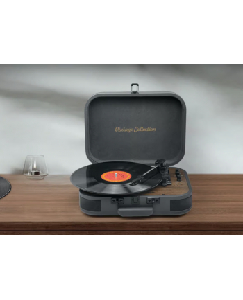 Gramofon Muse MT-207 DGB Czarny/Brown (MT207DGB)