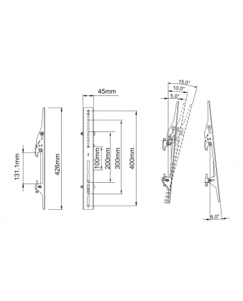 Multibrackets M Pro Series - Tilt Arms 400Mm (7350073733743)