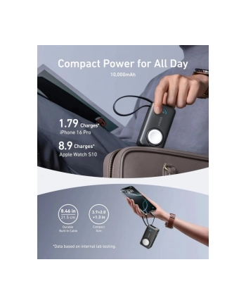 anker Powerbank Apple Watch MagGo 10000mAh czarny