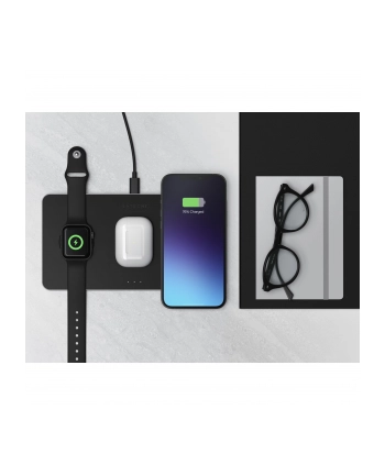 SATECHI Trio Wireless Charging Pad Czarny (STX3TWCPM)