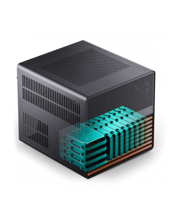 Jonsbo N5 Black Obudowa komputerowa Cube Czarny (N5BLACK)