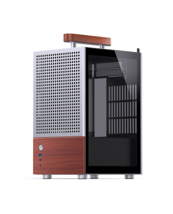 Jonsbo T6 PC Mini-Tower Mini-ITX Tempered Glass Srebrny (T6SILVER)