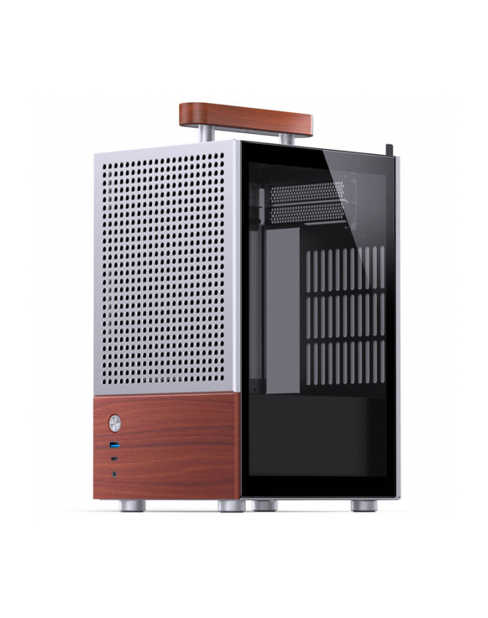 Jonsbo T6 PC Mini-Tower Mini-ITX Tempered Glass Srebrny (T6SILVER) główny