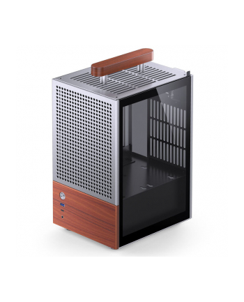 Jonsbo T6 PC Mini-Tower Mini-ITX Tempered Glass Srebrny (T6SILVER)