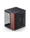 Jonsbo Tk-0 Pc Gehäuse, Mini-Tower, Mini-Itx, Tempered Glass, Holz - Schwarz (TK0BLACK) - nr 4