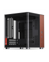 Jonsbo Tk-0 Pc Gehäuse, Mini-Tower, Mini-Itx, Tempered Glass, Holz - Schwarz (TK0BLACK) - nr 5
