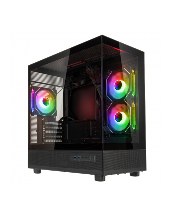Corsair GSI SmartAssembly ARGB Glass Micro-ATX Case - 650W Bronze (GSIMATXG650B)