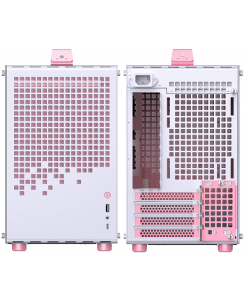 Jonsplus Z20 Biało-Różowy Micro-Atx  1X Usb-A 3.2 1X Usb-C 3.2 (Z20WHITEPINK)