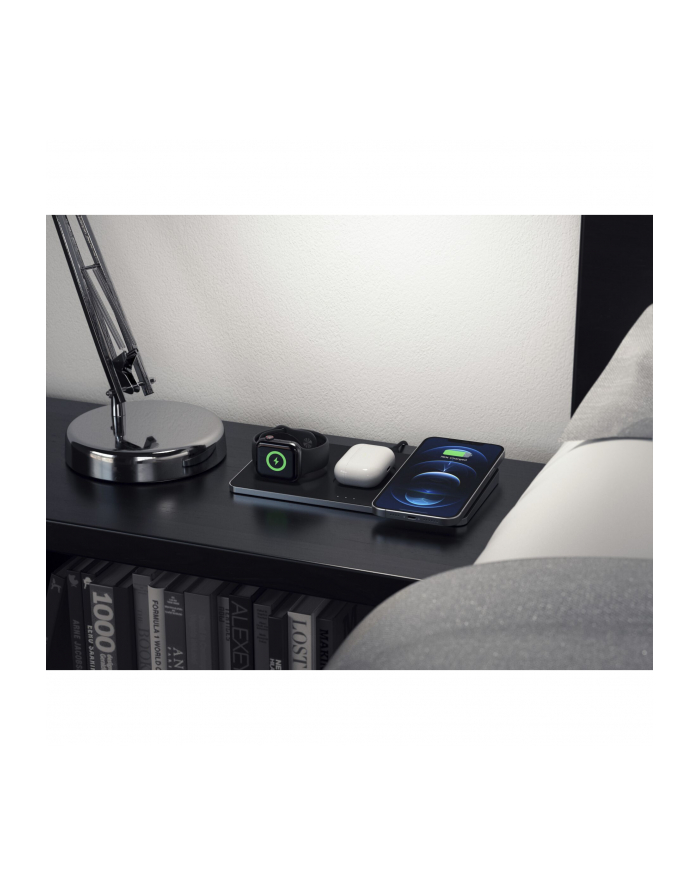 SATECHI Trio Wireless Charging Pad Czarny (STX3TWCPM) główny