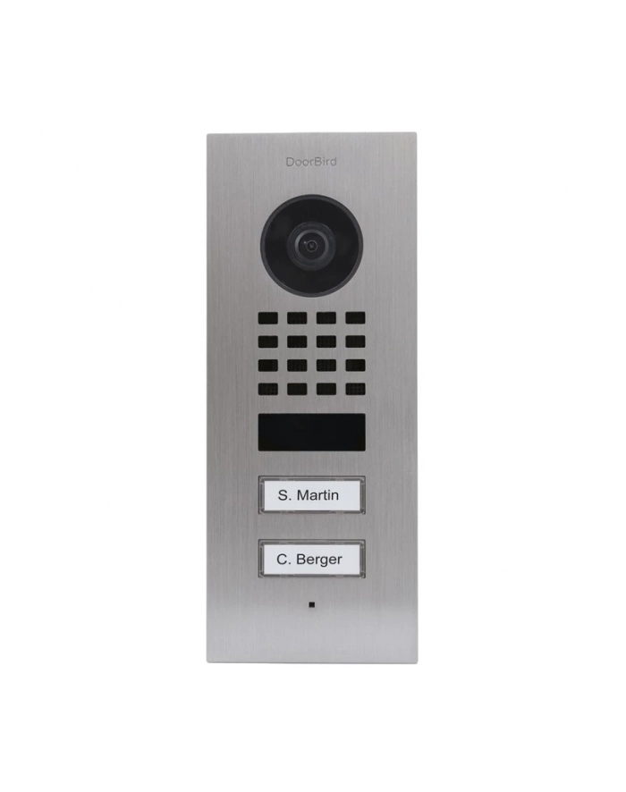 Doorbird Wideodomofon Ip D1102V Unterputz Wlan Lan Jednostka Zewnętrzna Stal Szlachetna V2A Szczotkowana 423866805 główny