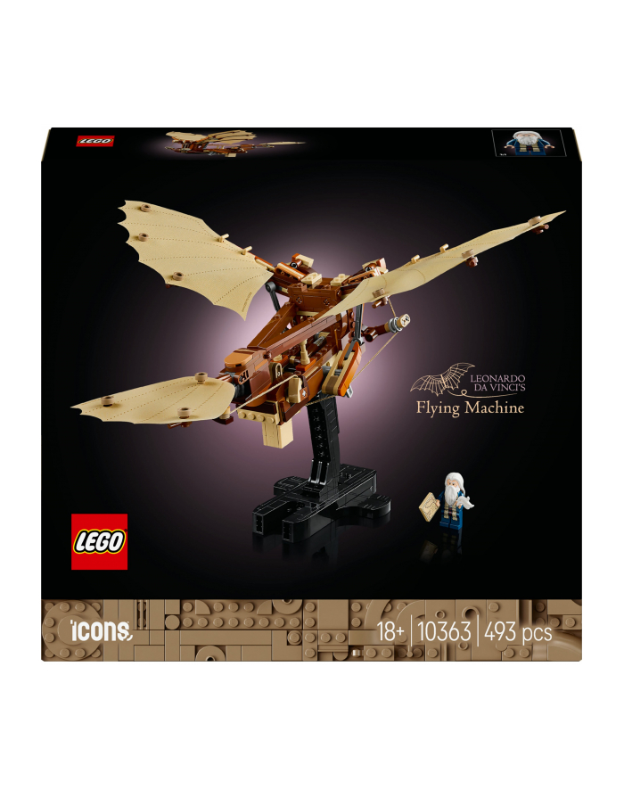 LEGO ICONS Maszyna latajaca Leonard 10363 główny