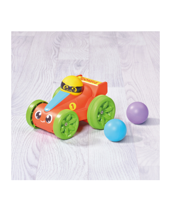 TOMY piłeczkowa wyścigówka czerw Pop'Go E73752