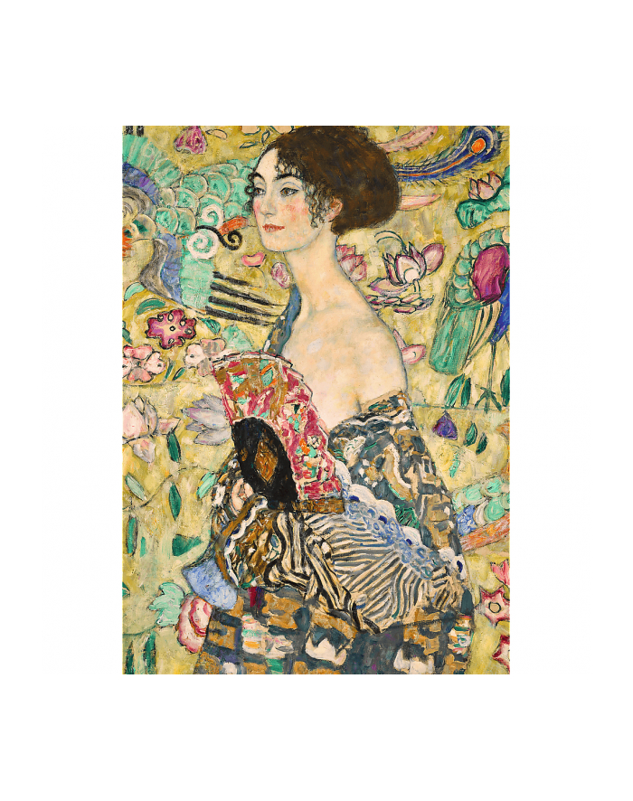 trefl PUZZLE 1000 ArtColl Dama z wachlarzem 10925 główny