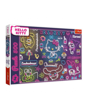 trefl PUZZLE 500 Neon HelloKitty 37523