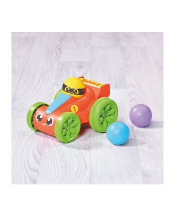 TOMY piłeczkowa wyścigówka czerw Pop'Go E73752