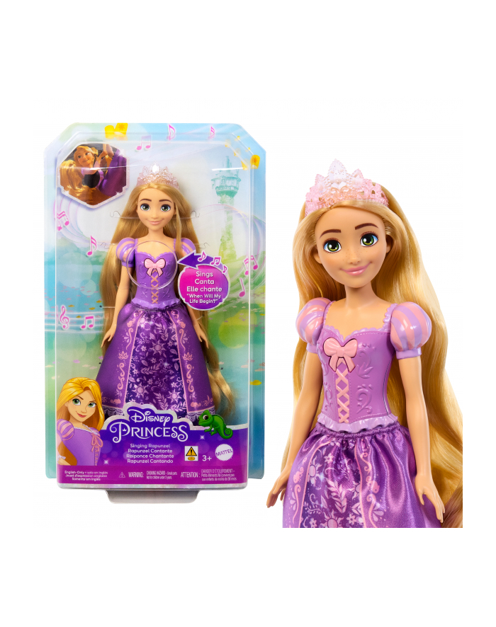 mattel DISNEY Roszpunka śpiewa wer.angielska HPD41 główny