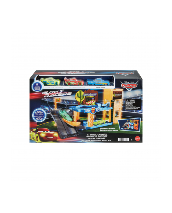 mattel CARS Garaż+3 autka Glow Racers HPX75 /2