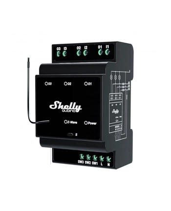 Shelly Europe Qubino Wave Pro 3 Przekaźnik nr 1