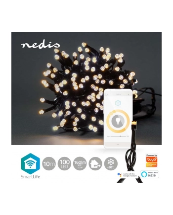 Nedis Dekoracja Świąteczna Wifilx01W100 Oświetlenie Dekoracyjne Lekki Łańcuch Do Dekoracji Czarny 100 Lamp(Y) Led 2,21 W G